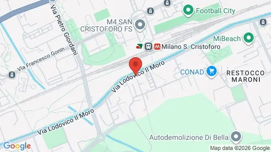 Apartments for rent i Milano Zona 5 - Vigentino, Chiaravalle, Gratosoglio - kort over placeringen