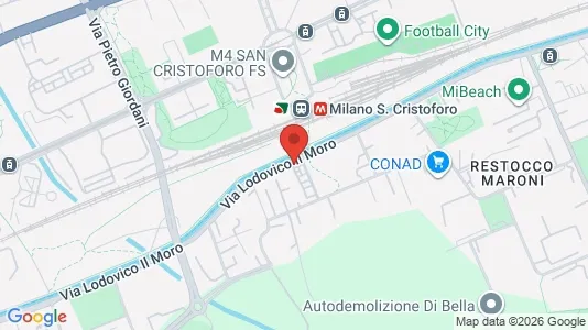 Apartments for rent i Milano Zona 5 - Vigentino, Chiaravalle, Gratosoglio - kort over placeringen