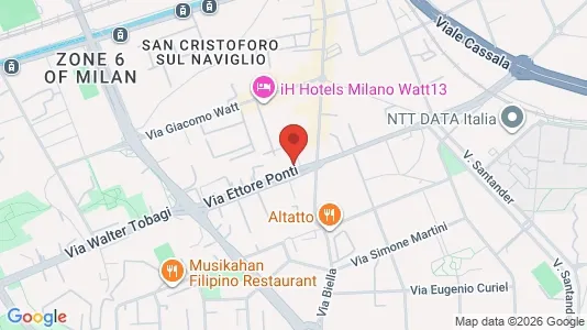 Rooms for rent i Milano Zona 6 - Barona, Lorenteggio - kort over placeringen