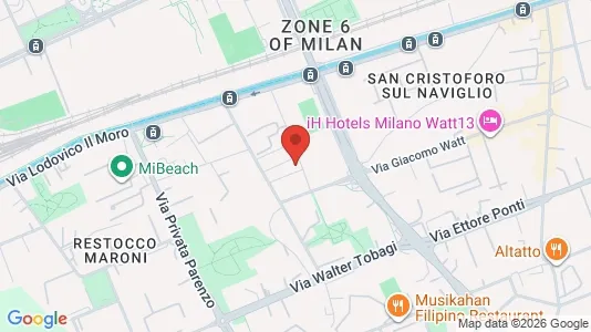 Apartments for rent i Milano Zona 6 - Barona, Lorenteggio - kort over placeringen