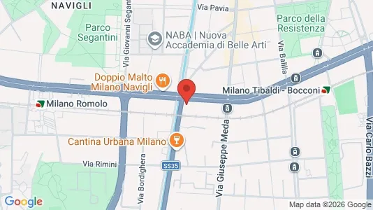 Rooms for rent i Milano Zona 5 - Vigentino, Chiaravalle, Gratosoglio - kort over placeringen