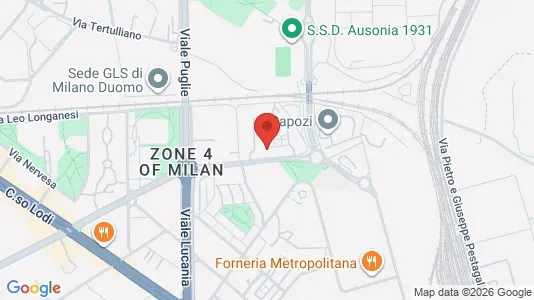 Rooms for rent i Milano Zona 5 - Vigentino, Chiaravalle, Gratosoglio - kort over placeringen