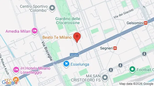 Rooms for rent i Milano Zona 6 - Barona, Lorenteggio - kort over placeringen