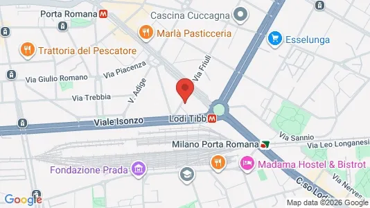 Apartments for rent i Milano Zona 4 - Vittoria, Forlanini - kort over placeringen