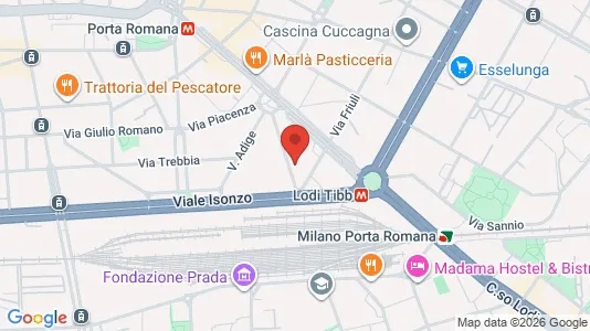 Apartments for rent i Milano Zona 4 - Vittoria, Forlanini - kort over placeringen