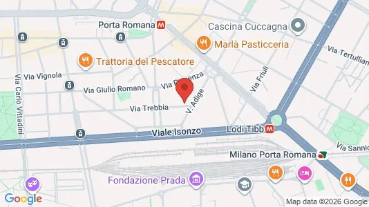 Apartments for rent i Milano Zona 4 - Vittoria, Forlanini - kort over placeringen