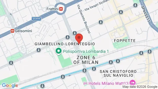 Apartments for rent i Milano Zona 6 - Barona, Lorenteggio - kort over placeringen