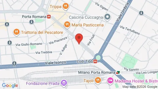 Apartments for rent i Milano Zona 4 - Vittoria, Forlanini - kort over placeringen