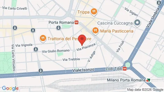Apartments for rent i Milano Zona 4 - Vittoria, Forlanini - kort over placeringen