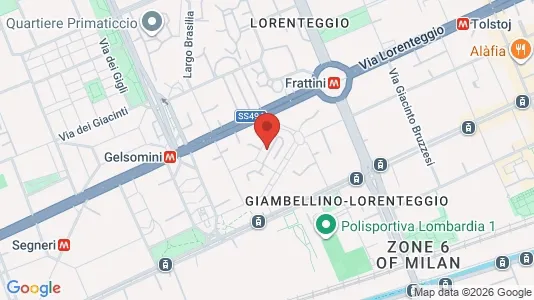 Apartments for rent i Milano Zona 6 - Barona, Lorenteggio - kort over placeringen