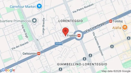 Rooms for rent i Milano Zona 6 - Barona, Lorenteggio - kort over placeringen