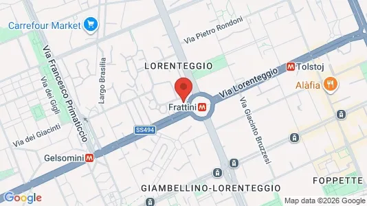 Rooms for rent i Milano Zona 6 - Barona, Lorenteggio - kort over placeringen