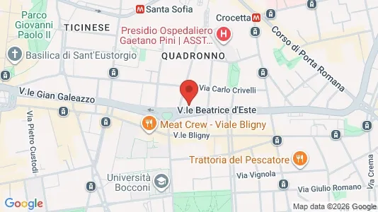 Apartments for rent i Milano Zona 1 - Centro storico - kort over placeringen