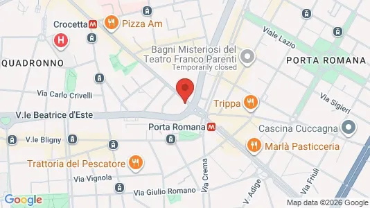 Rooms for rent i Milano Zona 1 - Centro storico - kort over placeringen