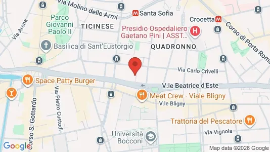 Apartments for rent i Milano Zona 1 - Centro storico - kort over placeringen