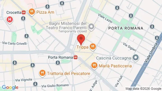 Rooms for rent i Milano Zona 4 - Vittoria, Forlanini - kort over placeringen