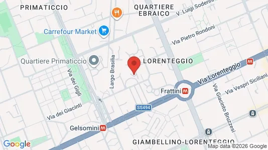 Rooms for rent i Milano Zona 6 - Barona, Lorenteggio - kort over placeringen