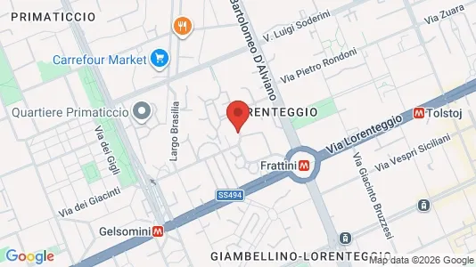 Rooms for rent i Milano Zona 6 - Barona, Lorenteggio - kort over placeringen