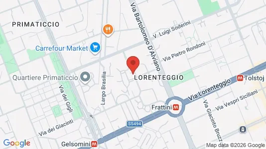 Rooms for rent i Milano Zona 6 - Barona, Lorenteggio - kort over placeringen