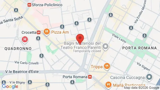 Apartments for rent i Milano Zona 1 - Centro storico - kort over placeringen