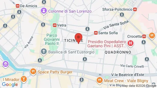 Apartments for rent i Milano Zona 1 - Centro storico - kort over placeringen