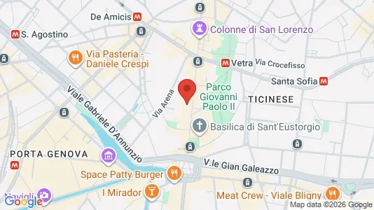 Apartments for rent i Milano Zona 1 - Centro storico - kort over placeringen