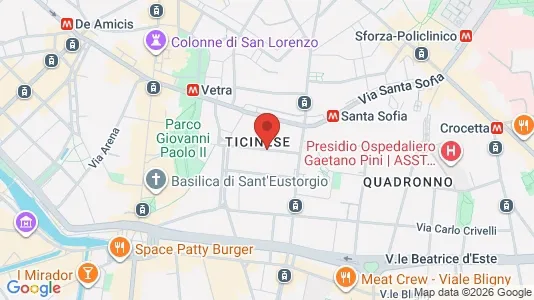 Apartments for rent i Milano Zona 1 - Centro storico - kort over placeringen