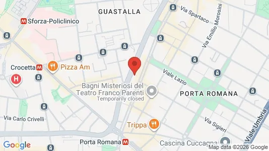 Apartments for rent i Milano Zona 1 - Centro storico - kort over placeringen