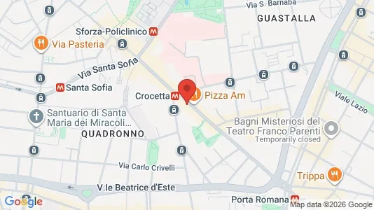 Apartments for rent i Milano Zona 1 - Centro storico - kort over placeringen
