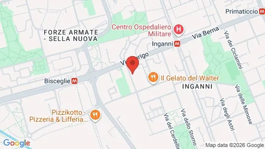 Rooms for rent i Milano Zona 6 - Barona, Lorenteggio - kort over placeringen