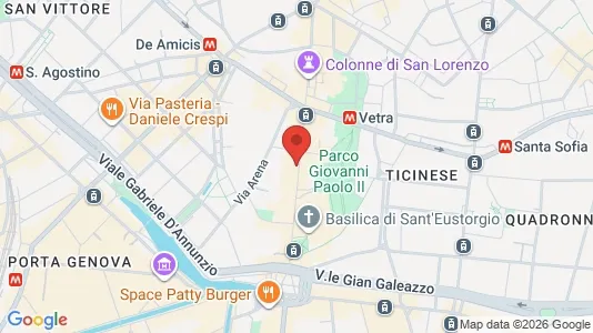 Apartments for rent i Milano Zona 1 - Centro storico - kort over placeringen