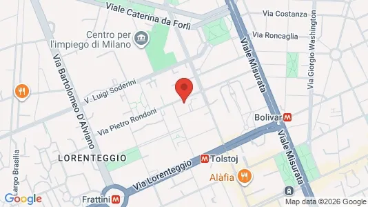 Apartments for rent i Milano Zona 6 - Barona, Lorenteggio - kort over placeringen