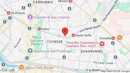 Apartments for rent i Milano Zona 1 - Centro storico - kort over placeringen