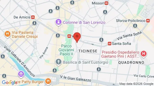 Apartments for rent i Milano Zona 1 - Centro storico - kort over placeringen