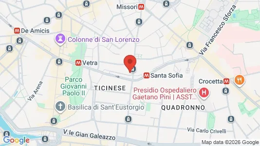 Apartments for rent i Milano Zona 1 - Centro storico - kort over placeringen