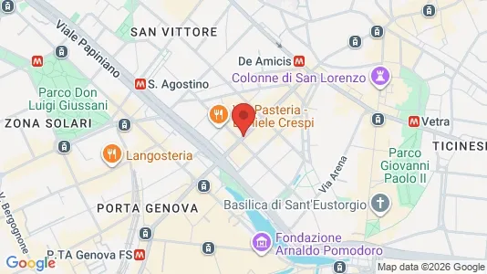 Apartments for rent i Milano Zona 1 - Centro storico - kort over placeringen
