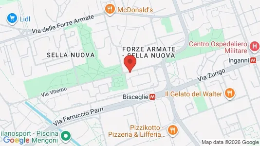Rooms for rent i Milano Zona 7 - Baggio, De Angeli, San Siro - kort over placeringen