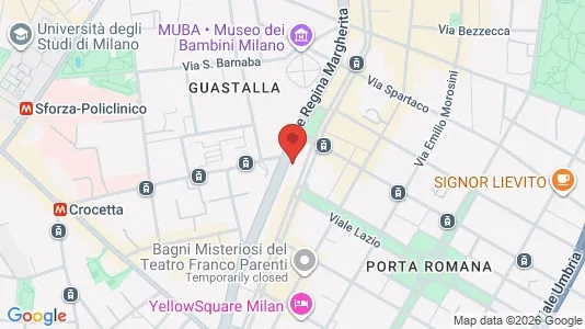 Rooms for rent i Milano Zona 1 - Centro storico - kort over placeringen