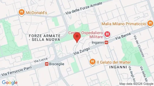 Apartments for rent i Milano Zona 6 - Barona, Lorenteggio - kort over placeringen
