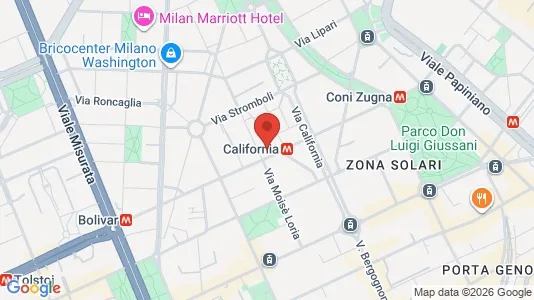 Rooms for rent i Milano Zona 6 - Barona, Lorenteggio - kort over placeringen