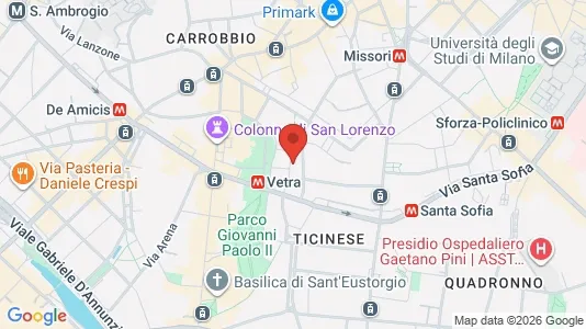 Rooms for rent i Milano Zona 1 - Centro storico - kort over placeringen