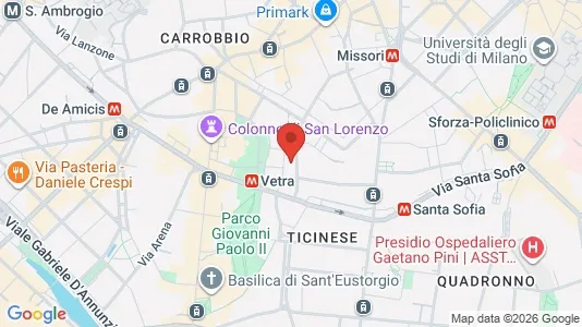 Apartments for rent i Milano Zona 1 - Centro storico - kort over placeringen