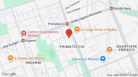 Apartments for rent i Milano Zona 6 - Barona, Lorenteggio - kort over placeringen