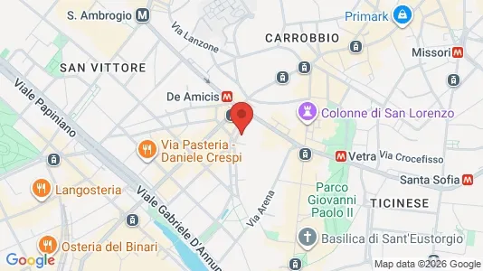 Apartments for rent i Milano Zona 1 - Centro storico - kort over placeringen