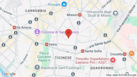 Apartments for rent i Milano Zona 1 - Centro storico - kort over placeringen