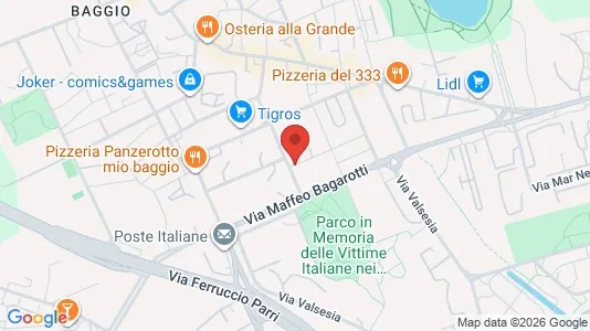 Rooms for rent i Milano Zona 7 - Baggio, De Angeli, San Siro - kort over placeringen