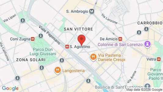 Apartments for rent i Milano Zona 1 - Centro storico - kort over placeringen