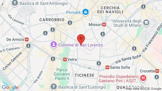 Apartments for rent i Milano Zona 1 - Centro storico - kort over placeringen