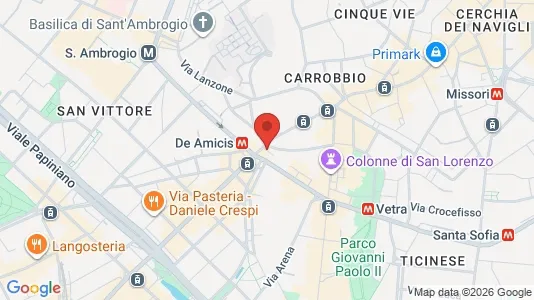 Apartments for rent i Milano Zona 1 - Centro storico - kort over placeringen