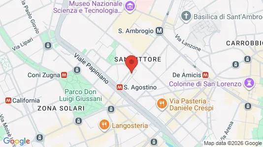 Rooms for rent i Milano Zona 1 - Centro storico - kort over placeringen